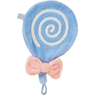 Kinderhandtuch „Äêweicher Korallensamt„Äë Besonders Saugfähig Und Schnelltrocknend „Äê20 X 30 Cm„Äë Badetuch Mit Aufhängekordel Für Küche Oder Bad „Äêblaue Farbe„Äë „Äê1 Stück„Äë