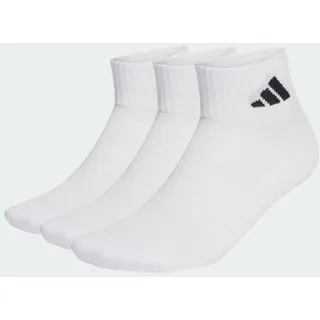 adidas Cushioned Sportswear Ankle Socken 3er Pack Weiß/Schwarz 37-39