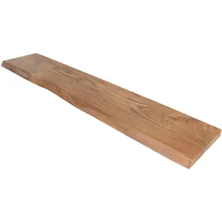 SAM Outillage Steckboard mit Baumkante Wandregal Akazie massiv naturfarben lackiert 120 x 20 Amanda