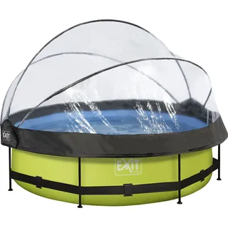 EXIT TOYS Lime Pool 300 x 76 cm inkl. Filterpumpe und Abdeckung