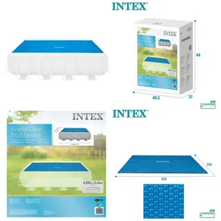 Intex Pool-Solarplane blau 476x234 cm Polyethylen