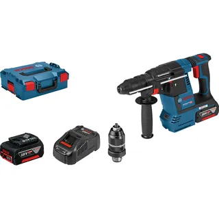 Bosch GBH 18V-26 F Professional inkl. 2 x 5 Ah + L-Boxx 0611910007