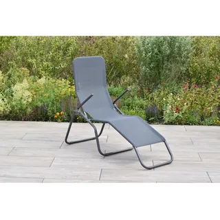 Merxx Wellnessliege XXL 200 x 70 x 30 cm Grau