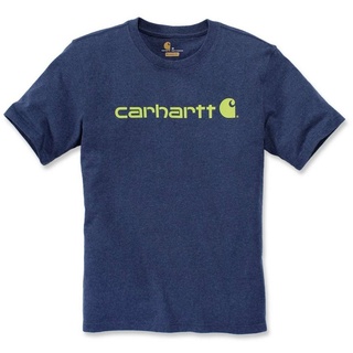 Carhartt T-Shirt Carhartt CORE LOGO T-SHIRT S/S 103361 (1-tlg) blau S