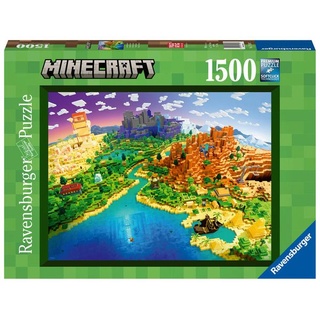 Puzzle Ravensburger World of Minecraft 1500 Teile