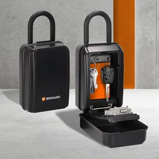 Brihard All Season Shackle XL Schlüsseltresor mit Zahlencode, abnehmbaren Bügel und wasserdichter Abdeckung, Outdoor Safe Schlüsselkasten mit Code Zahlenschloss, Tresor Schlüsselbox für Schlüssel