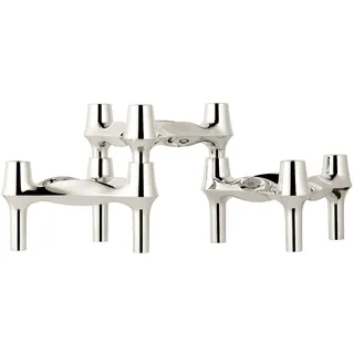 STOFF Nagel BMF Kerzenhalter 7 cm 10,20 cm silber