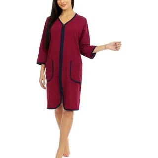 Aquarti Bademantel Aquarti Dunkelrot 6XL