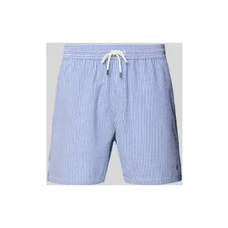 Badehose aus Baumwoll-Mix, Hellblau, XL