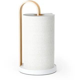 Umbra Bellwood Küchenrollenhalter Weiß/Natur