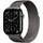 GPS + Cellular 46mm Slate Titanium Milanaise Loop slate S/M