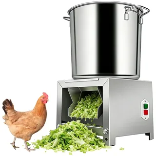 Multifunktionaler Gemüsemühle, Kommerzieller Elektrischer Hacker, 30 Cm Grosser Einfülltrichterdurchmesser, 75-150 Kg/Stunde Für Landwirtschaft, Viehweide Und Kommerzielle Küchen(1800w)