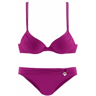 S.Oliver Push-Up-Bikini Damen fuchsia Gr.36 Cup C