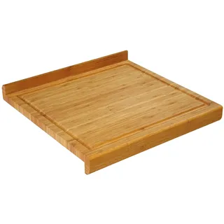 Zassenhaus Arbeitsbrett aus Bambus in der Farbe Natur, Maße: 39cm x 39cm x 4,5cm, 054101, Braun