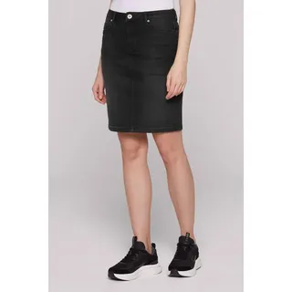 Soccx Jeansrock Damen Schwarz XXL