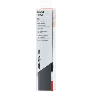 Cricut cricutTM Joy Xtra Smart Vinyl Elegance Vinylfolie wiederablösbar farbsortiert 24,1 x 30,5 cm, 3 St.