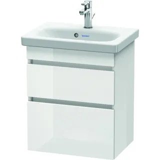 Duravit Waschtischunterschrank 2 Schubkästen 50 x 61 x 36,8 cm Weiß Matt/Grau