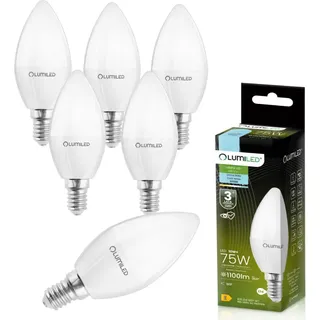 Lumiled LED-Kerzenlampe B35 10W E14 6500 K 6 St.