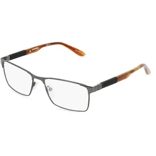 Carrera CA 8822 Herren-Brille inkl. Gläser Vollrand Eckig Edelstahl-Gestell 56mm/17mm/140mm, grau