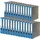 Ordner Recycling 5 cm DIN A4 blau 25 St.