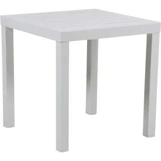 Brafab Belfort Beistelltisch Aluminium weiß