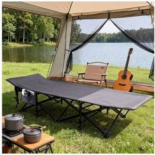 Sekey Campingliege Klappbett Grau