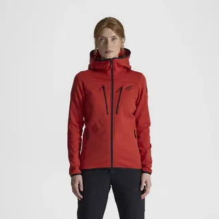 Ultra Mid Hood Damen Aura Red, Größe:L - Damen > Oberteile > Hoodies & Sweatshirts - Rot