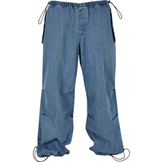 URBAN CLASSICS Bequeme Jeans Urban Classics Herren Parachute Jeans Pants blau L