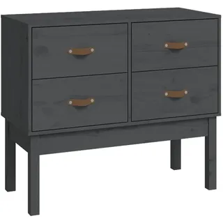 vidaXL Konsolenschrank 90 x 78 x 40 cm Grau