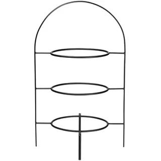 Asa Selection Etagere 3-stufig für Essteller, schwarz