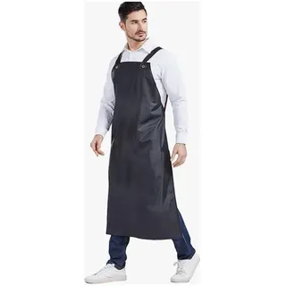 Wasserdichte Schürze Für Herren Mit Verstellbaren Trägern, Aus Dickem, Ölbeständigem Gummi, Schutzschürze Für Industriebetriebe