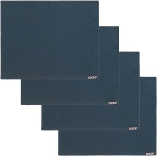 Platzset, Kit, DDDDD, (Set, 4-St), 35x45 cm, Baumwolle blau