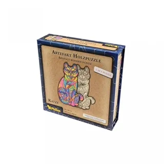 Philos Holzpuzzle 2 in 1 Katze