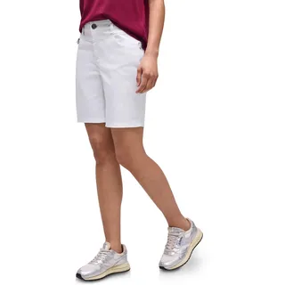 Street One Mid Waist Bermuda in Satin-Optik - 46