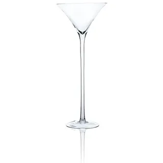 Sandra Rich XXL Martiniglas, Bodenvase auf Fuß H. 70cm Ø 30cm transparent rund