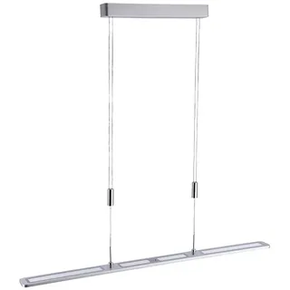 Pendellampe Hängeleuchte Wohnzimmerlampe Up Down Zugpendelleuchte Sensordimmer CCT, Aluminium Kunststoff, LED 35W 2200lm 2700-5000K, LxBxH 100x7x93-166 cm