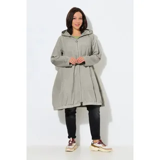 Ulla Popken HYPRAR Regenjacke Damen Grau 50/52