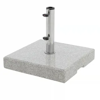 Doppler Schirmständer Granit 30 kg Silber