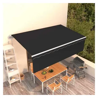 vidaXL Gelenkarmmarkise 5 x 3 m anthrazit