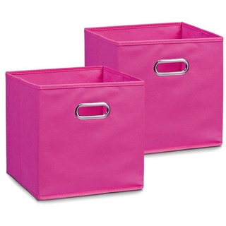 HTI-Living Aufbewahrungsbox »Aufbewahrungsbox Vlies Pink 2er-Set« (Set, 2 St), Ordnungsbox Faltbox Regalbox rosa