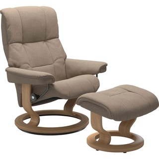 Stressless® Relaxsessel Mayfair, mit Classic Base, Größe S, M & L, Gestell Eiche beige 75 cm x 99 cm x 73 cm