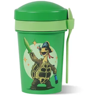 STONELINE AWAVE Die Schule der Magischen Tiere Müslibecher To Go 540 ml rPET Grün | Gr.: onesize