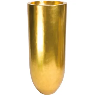 Pandora elegante Bodenvase Ø 50 cm, Höhe 125 cm gold leaf