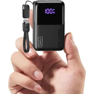 INIU Mini Power Bank, 45W 10000mAh Powerbank, Klein Aber Stark, PD3.0 Schnellladefunktion Externe Handyakkus, Flugtauglich, Reise-Essential, für iPhone