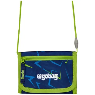 ergobag Brustbeutel | Für Kinder mit Kleingeldfach, Sichtfenster, Klettverschluss und Umhängeband, ideal für Ausflüge, Schule und unterwegs - Einheitsgröße