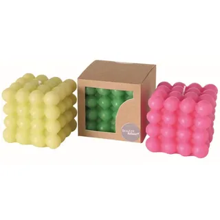 Kerze BUBBLE (BHT 8x7,50x8 cm) - BHT 8x7,50x8 cm