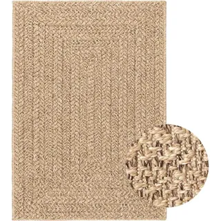 Teppich 160x230 Cm Jute-optik Innen Und Außen