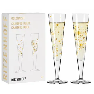 Ritzenhoff & Breker Goldnacht Champagnerglas 0,205 l 2 St.