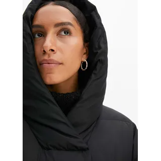 bonprix Steppmantel Schwarz 48