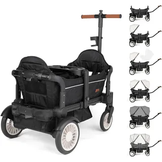 BabyGO Cozy Rider Bollerwagen schwarz